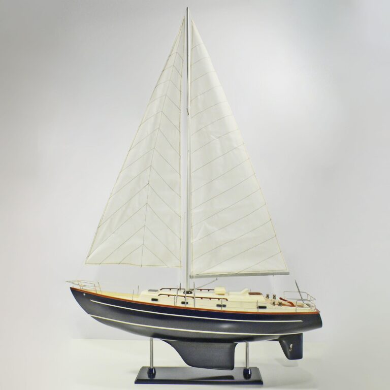 Handcrafted sailing ship model of the Contessa